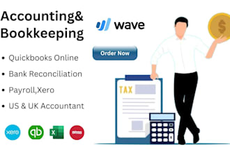 prepare financial statements, bank reconciliation, and bookkeeping