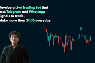 build a trading bot that uses telegram or whatsapp signals