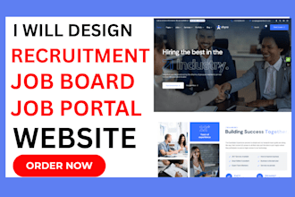 design recruitment website job board job portal recruitment agency website