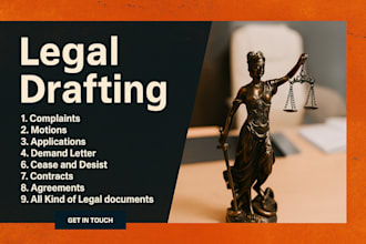 prepare legal document research review contract and agreement legal lease policy