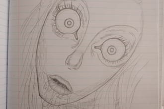 draw a realistic or stylised pencil portrait