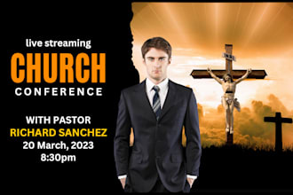 design a professional church or event flyer