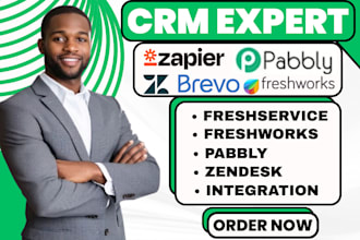 setup pabbly zendesk freshservice freshworks keap pipedrive freshsales zapier