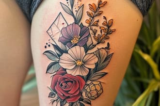 create custom tattoo design, tattoo sleeve