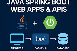 develop a custom java spring boot web application or API