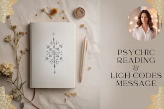 do a psychic reading and a channeled light codes message