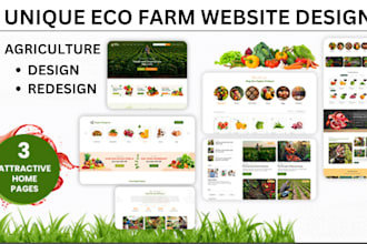 customize ecofarm theme for organic food agriculture eco products farm store