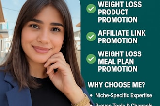 do weightloss promotion, affiliate link marketing, weightloss product marketing