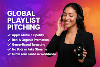 pitch your music to real apple and spotify playlists