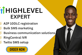set up a2p 10dlc registration twilio bulk SMS and ringcentral IVR solutions