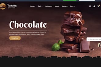 design exceptional chocolate shopify store ice cream store chocolate website