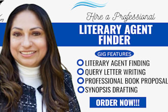 help you write synopsis, book proposal and pitch your book to literary agents