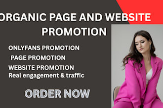 organic onlyfans promotion, fansly, fanvue, link promotion, page management