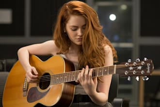 be your studio session guitarist acoustic guitar for your pop rock folk song