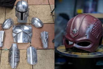 custom your cosplay with hyper realistic 3d print and paint finishes