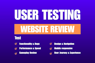 do user testing for your ios android app website app game review