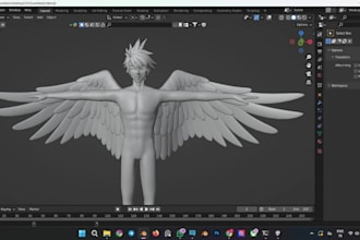 do 3d game character model, character design, ue5 realistic game character