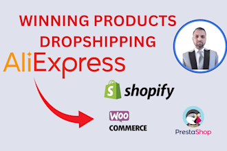 find winning products for shopify or woocommerce store