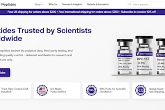 build fda complaint peptide website research peptide sarms woocommerce website