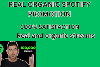 do spotify promotion, trend your music to top 10 music chart today