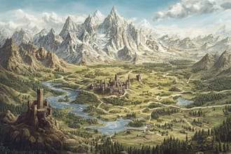 create a custom fantasy map for you