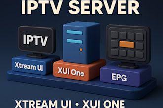 setup best iptv server, xtream ui, xui one, epg configuration, reseller panel
