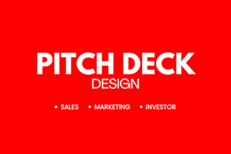 do business powerpoint presentation or pitch deck design
