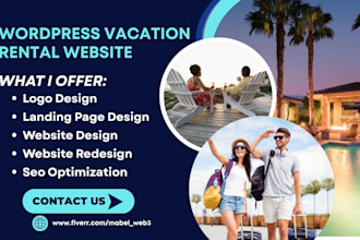 design vacation rental website booking website airbnb website lodgify website
