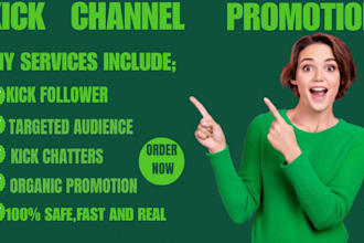 do fast and organic kick channel promotion