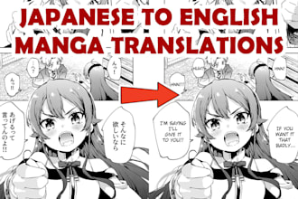 translate and typeset doujins or manga to english