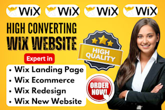 build wix website redesign wix website development wix expert wix landing page