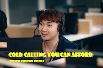cold calling at an affordable price