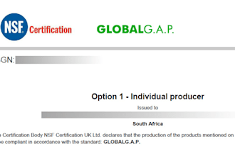 verify due diligence for food exporters