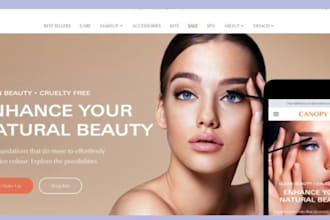 audit beauty store, 3d design, makeup store, hair shopify store, lipstick store