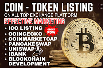 coin listing token listing ico listing on coinmarketcap coingecko lbank binance