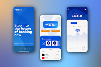 design high quality mobile app UI UX with figma