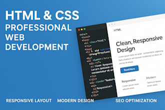 edit and modify frontend HTML and CSS for your website