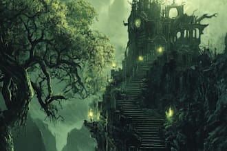 draw the crime, thriller, mystery, and horror book cover design