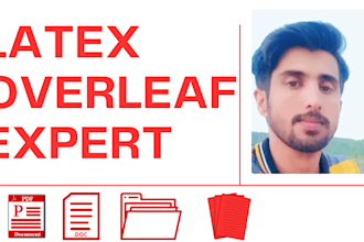 convert pdf, word, article to latex in overleaf, diagrams in latex
