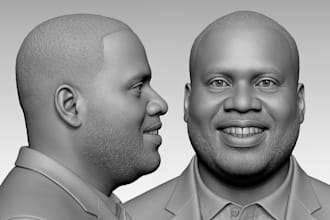 sculpt 3d bust model 3d head 3d statue 3d head bust 3d sculpting zbrush blender