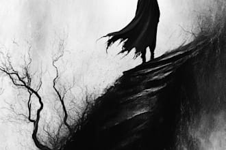 draw design book covers for your fantasy,horror etc books