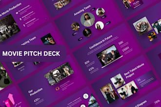 create film pitch deck, web series, podcast, TV series, movie pitch deck