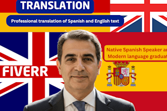 translate document, articles, book from english to spanish or spanish to english