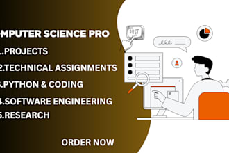 do computer science, java, cpp, python programming tasks