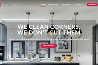 squarespace cleaning service office house cleaning website booking koala janitor