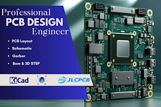 design pcb, schematics, gerber files and bom