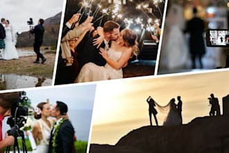 do wedding video editing with cinematic storytelling