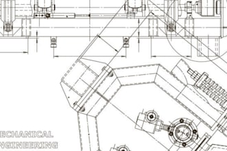 make vector line art drawing and instruction manual of your product
