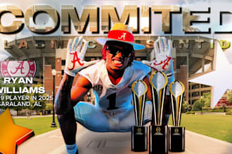 make you a college football or NFL sports graphic