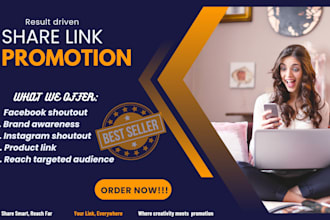 share promote shopify store link to 50k USA UK fb ig tiktok audience